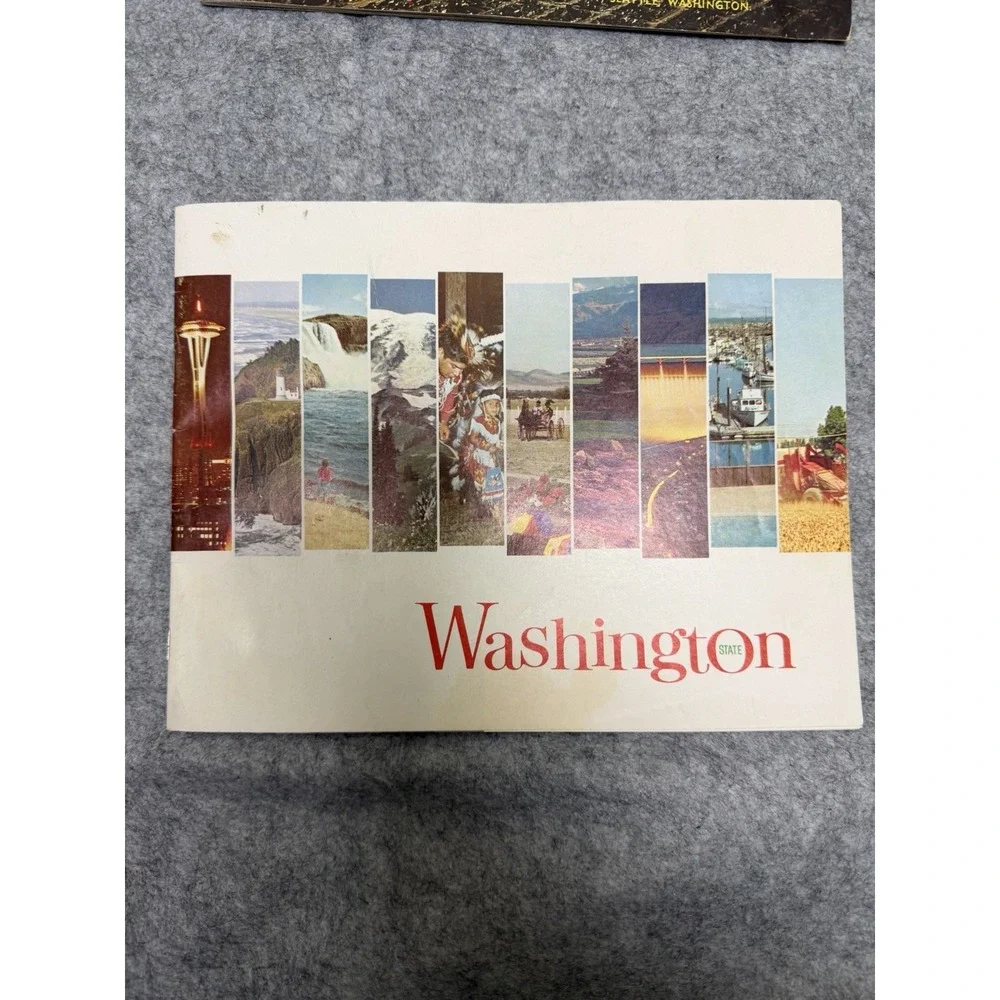 1960s Washington state memorabilia and‎ travel info books lot of 2